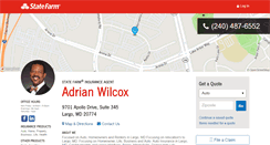 Desktop Screenshot of adrianwilcoxinsurance.com